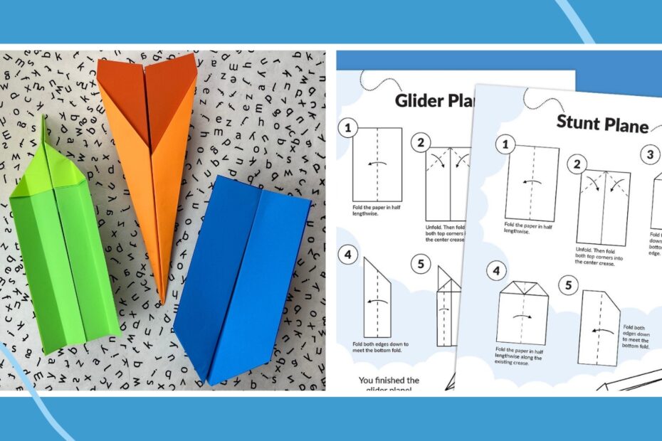 How To Make Paper Airplanes Free Printable