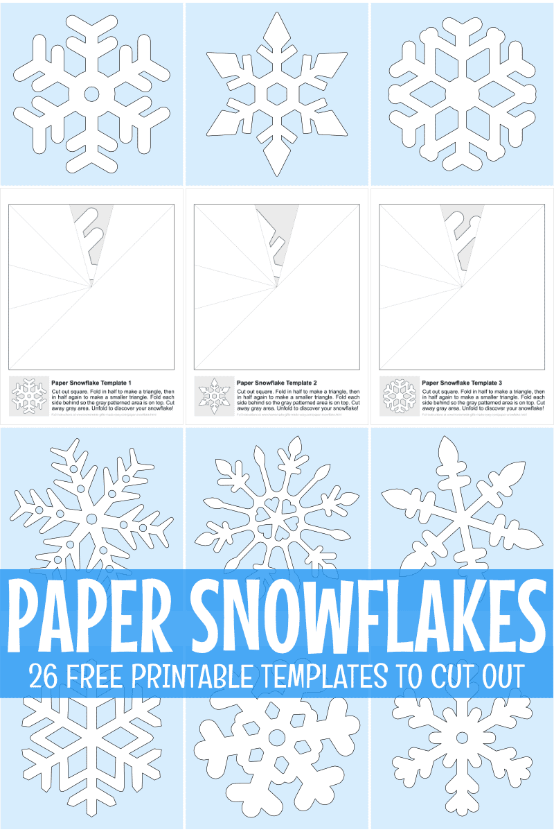 snowflake template free printable