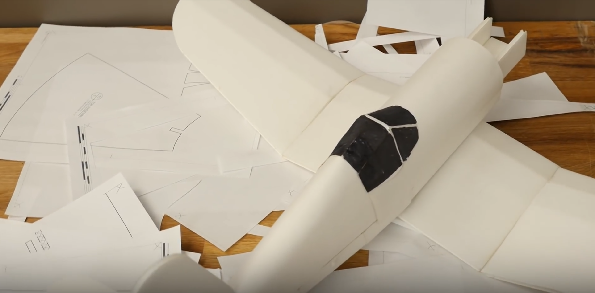 foam board plane templates