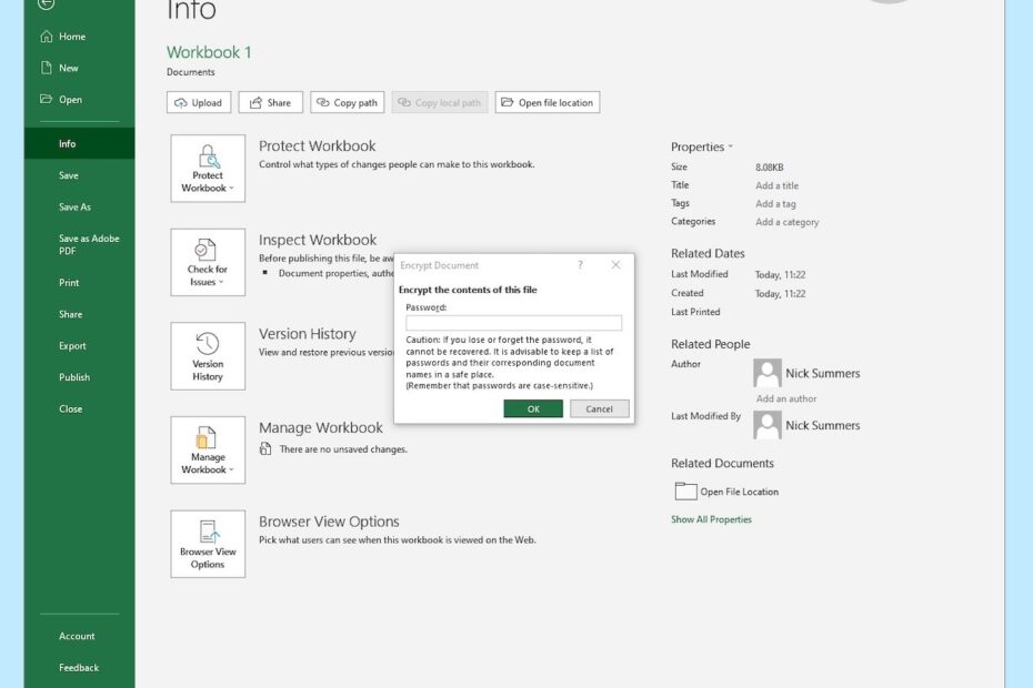 How To Password Protect Microsoft Excel Spreadsheets 1Password