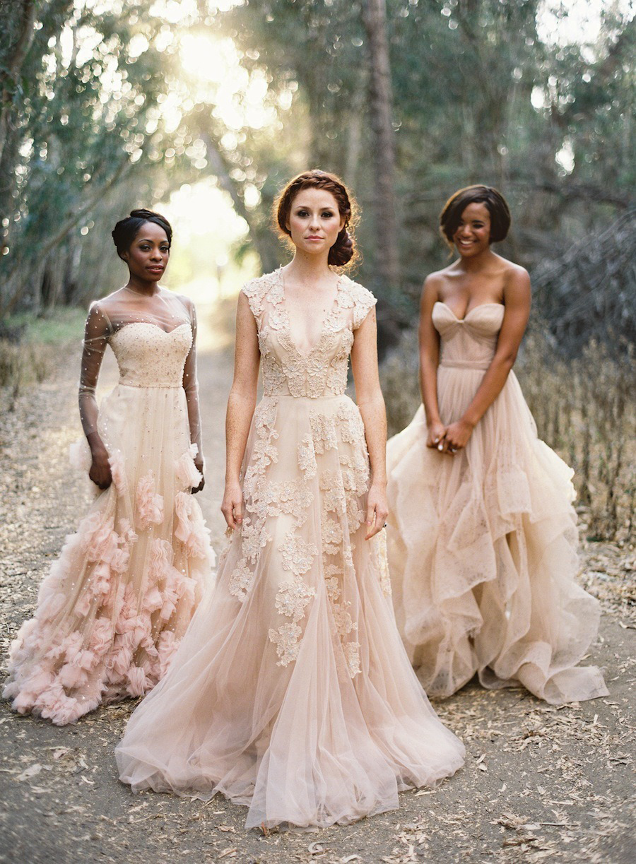 How To Wear A Blush Wedding Dress Wedding Ideas OnceWed
