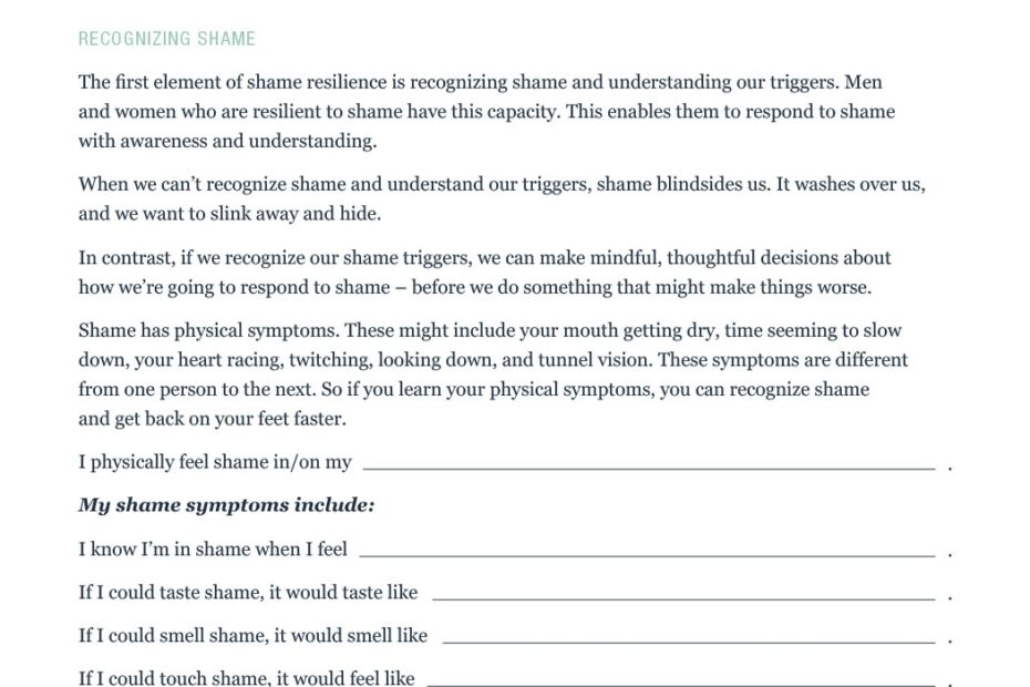 I Thought It Was Just Me Reading Guide Bren Brown
