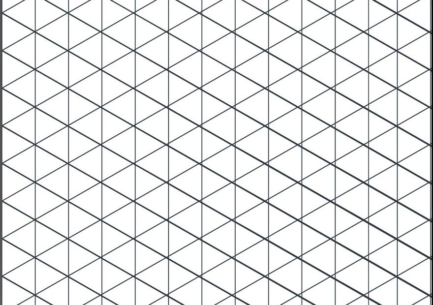 Isometric Graph Paper In Illustrator PSD Word Pages Download Template
