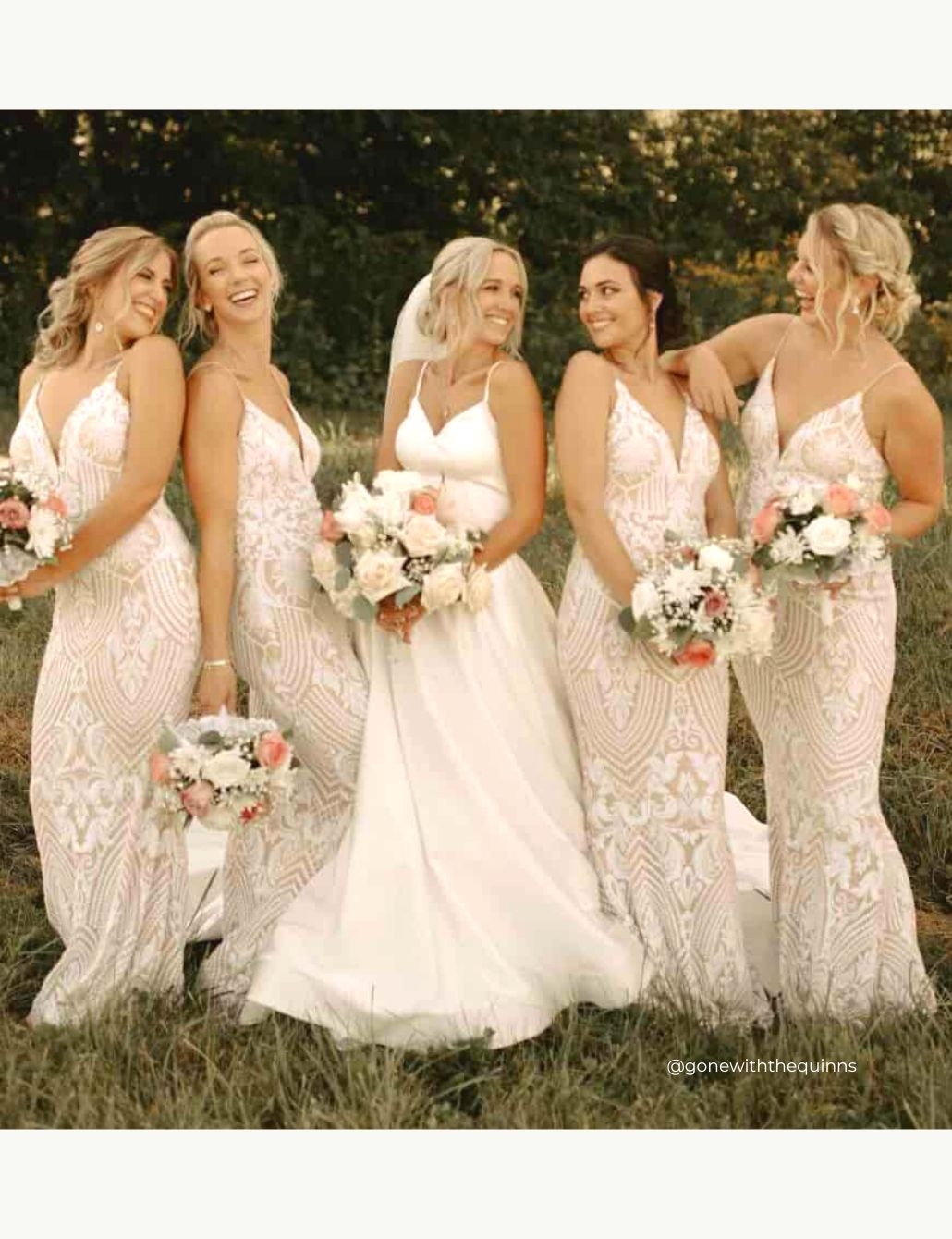 ivory color bridesmaid dresses