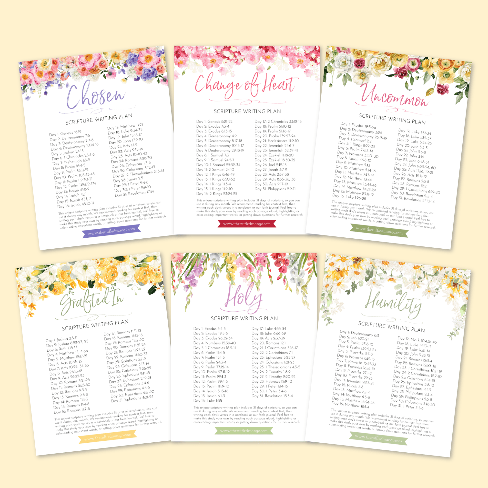 free printable scripture writing plans 2024