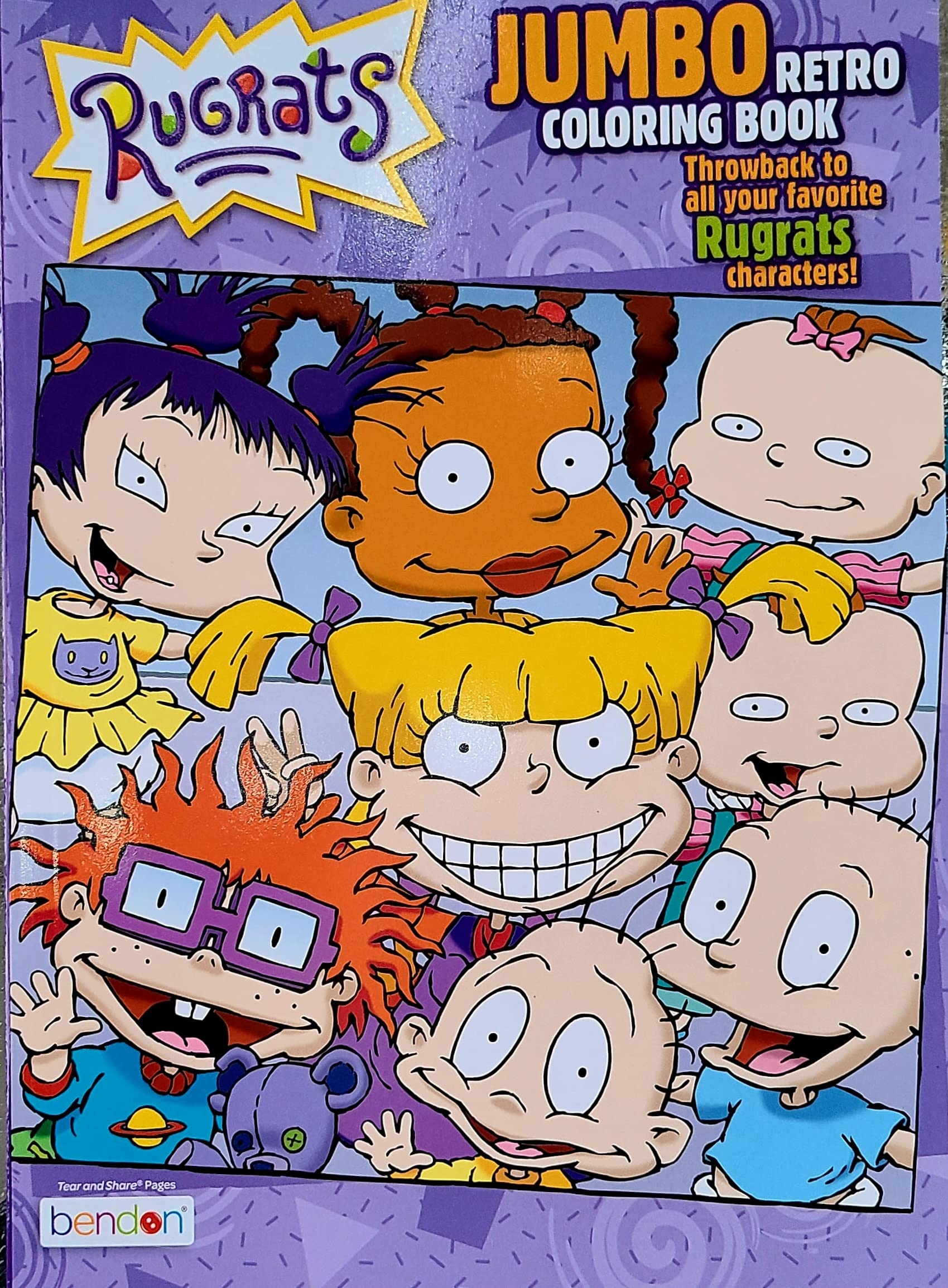 Jumbo Retro Rugrats Coloring Book Amazon co uk Bendon 0805219526545 Books