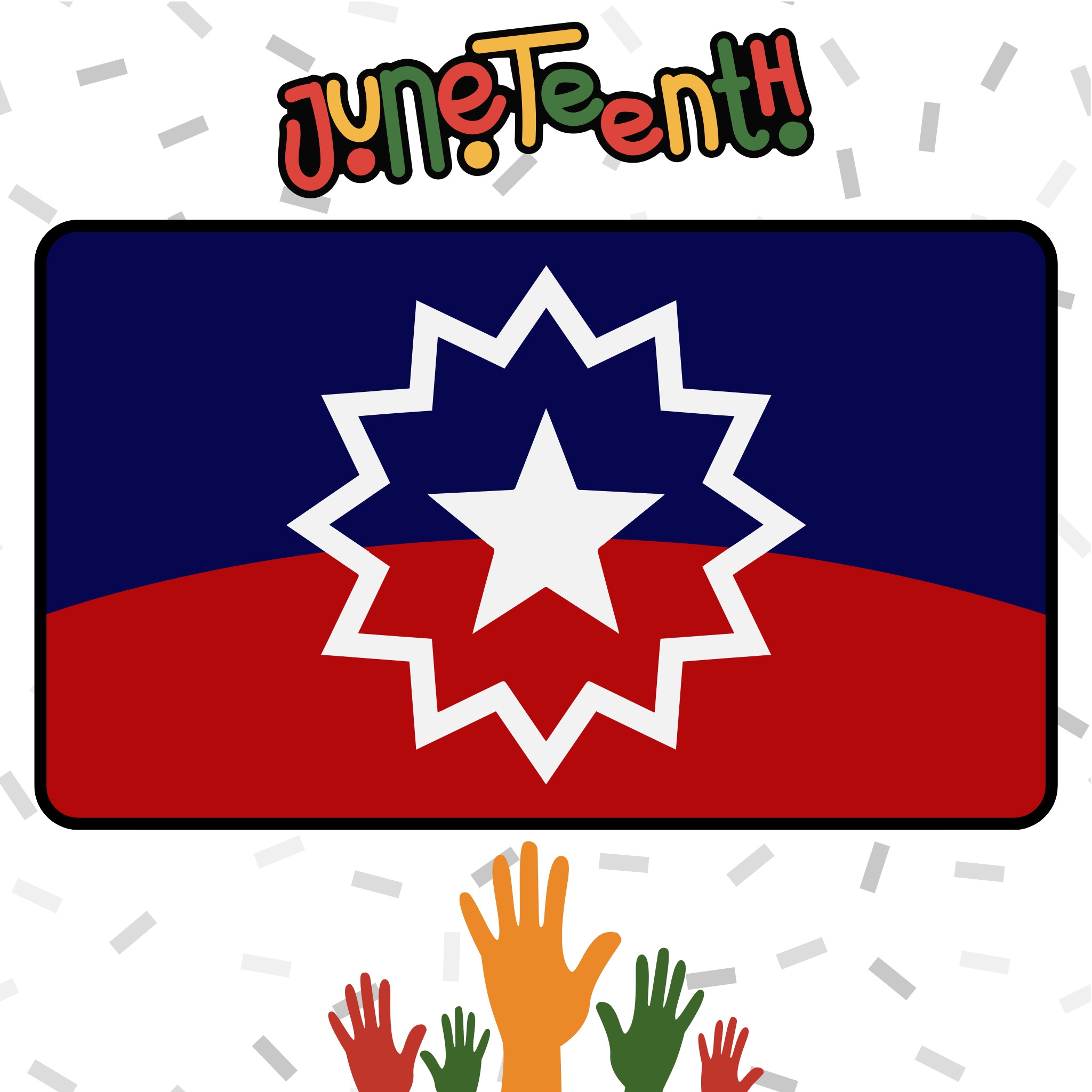 juneteenth flag coloring
