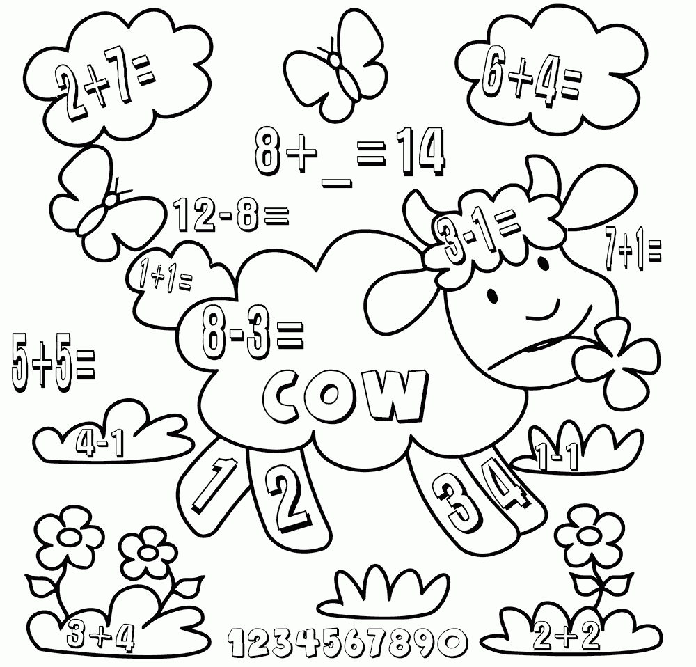 Kindergarten Math Worksheets Best Coloring Pages For Kids Worksheets Library