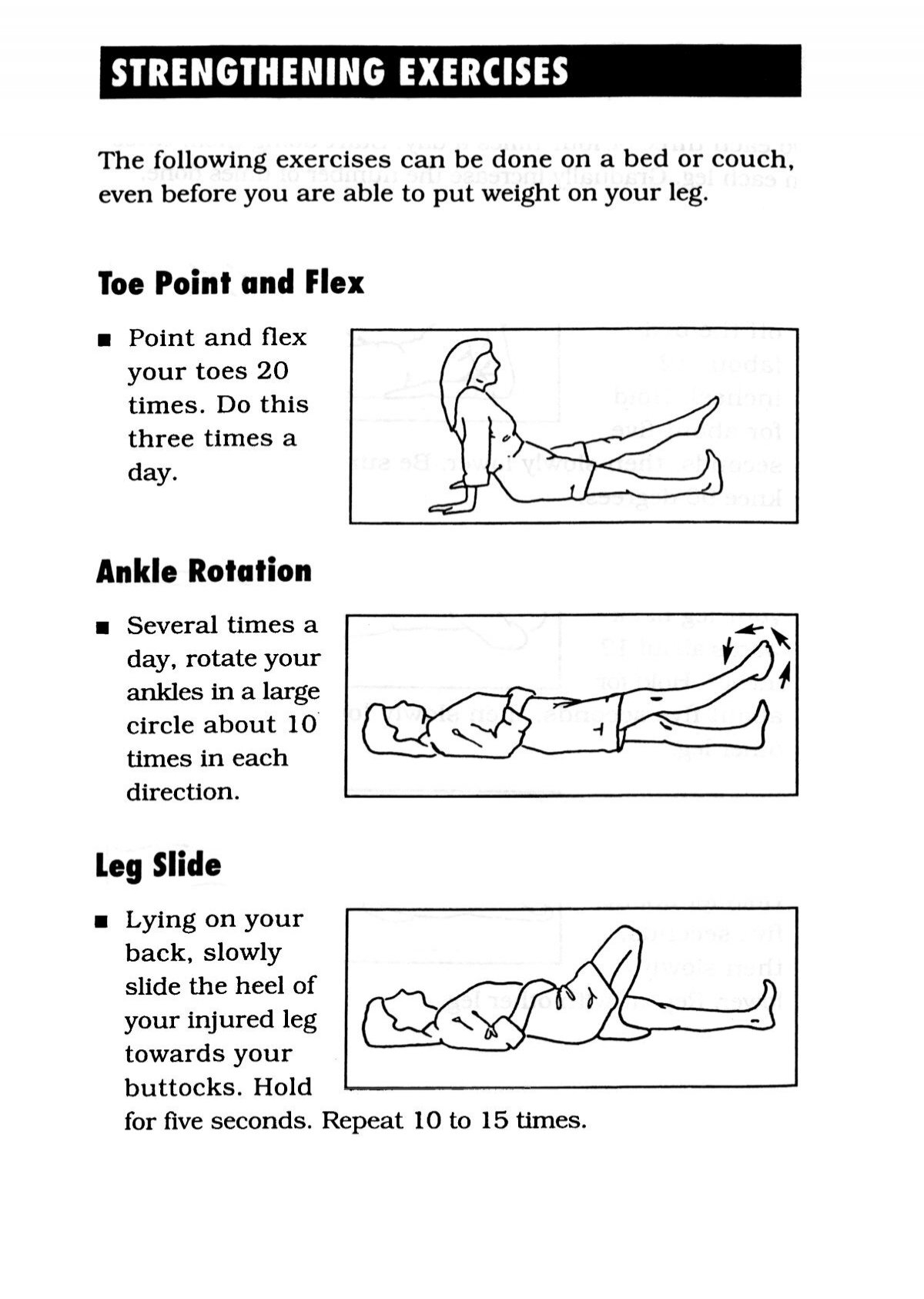 Knee Strengthening Exercises