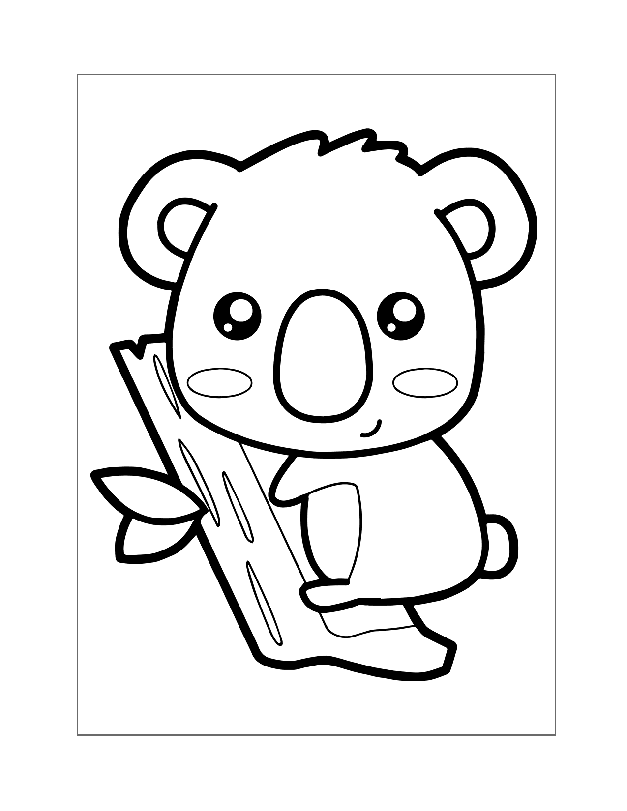 Koala Bear Coloring Pages Printable Coloring Pages FREE