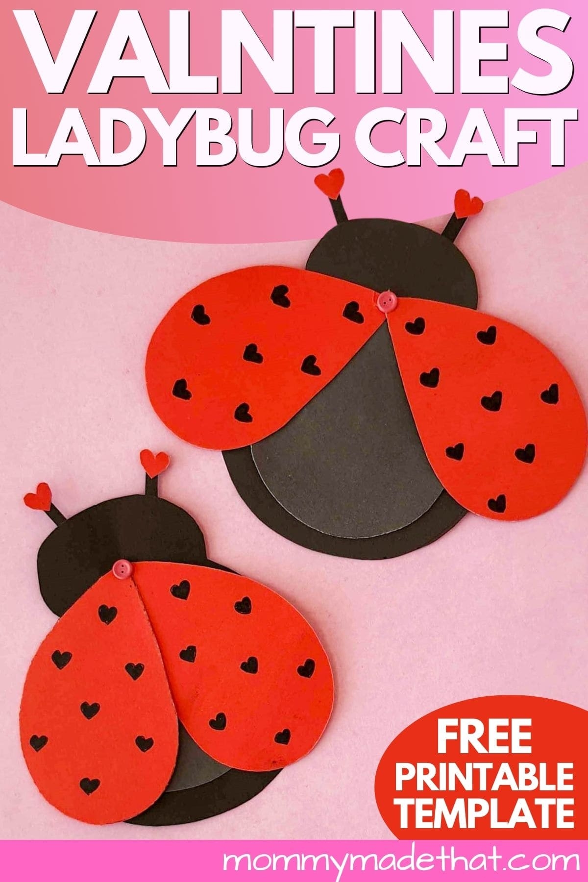 free printable ladybug template
