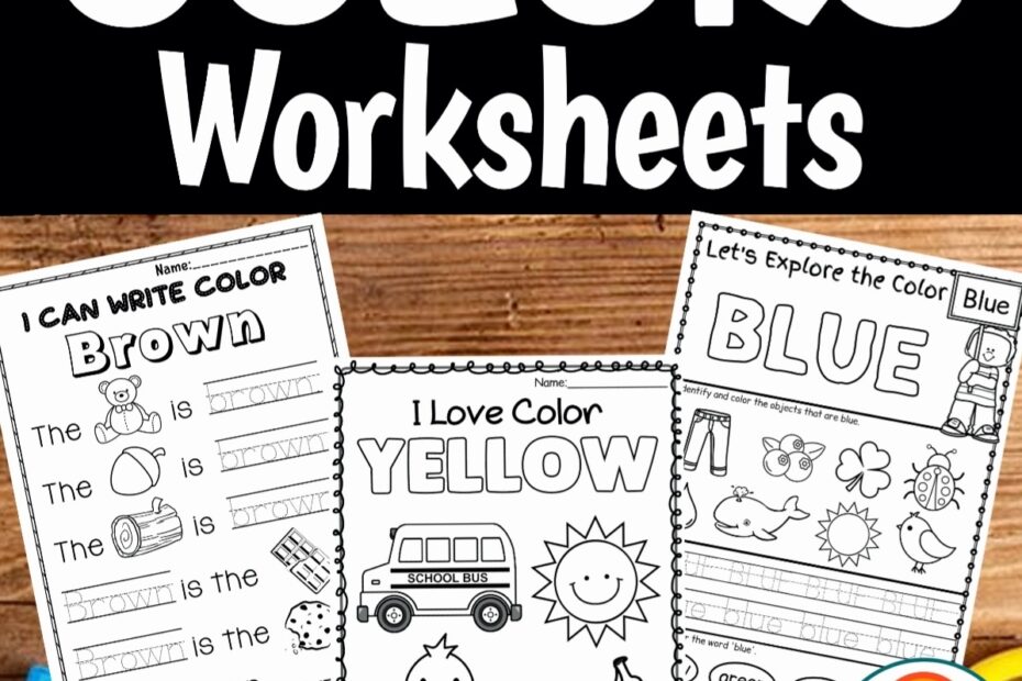 Learning Color Words Worksheets Coloring Pages Coloring Sheets