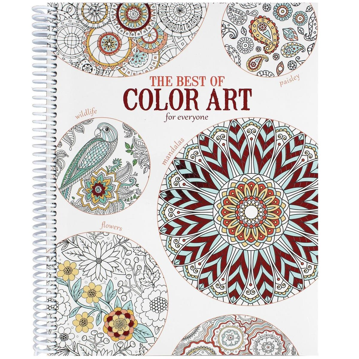 Leisure Arts The Best Of Color Art For Everyone Adult Coloring Book For Women And Men 8 5
