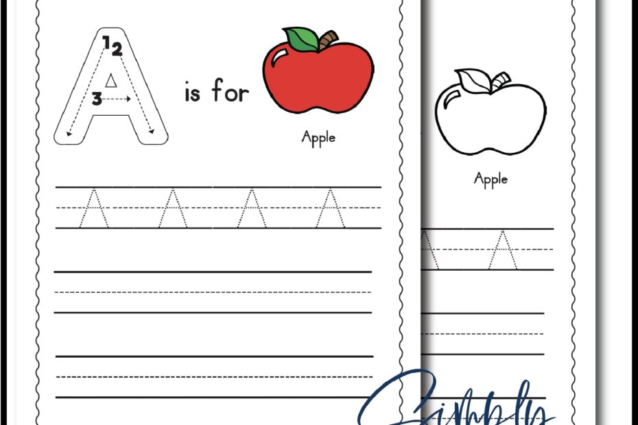 Letter A Worksheets Simply Kiddos