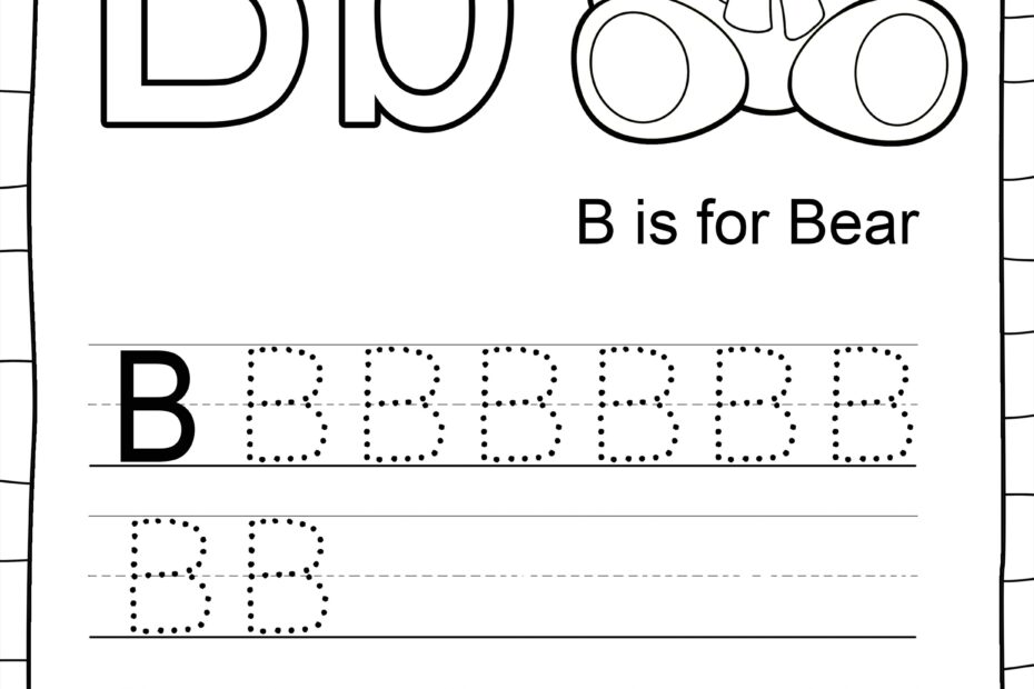 Letter B Free Worksheets TeachersMag