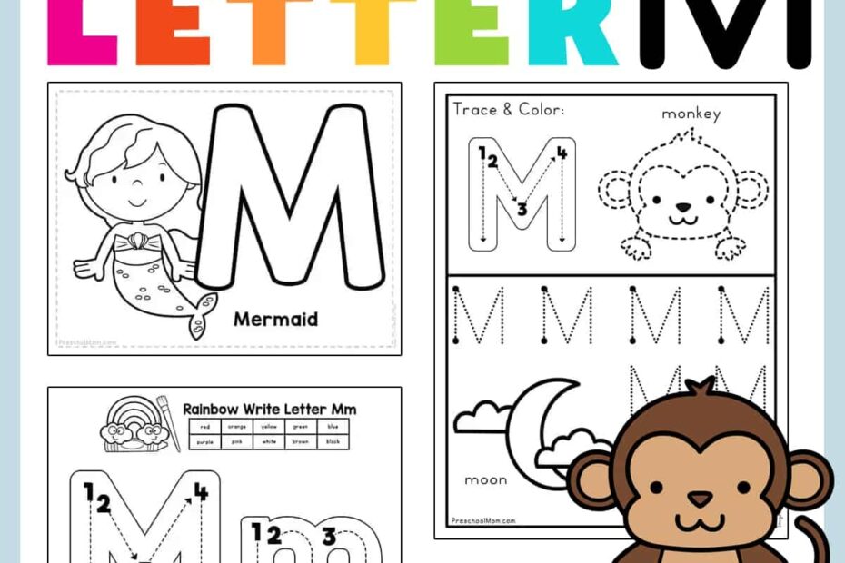 Letter M Preschool Printables Preschool Mom