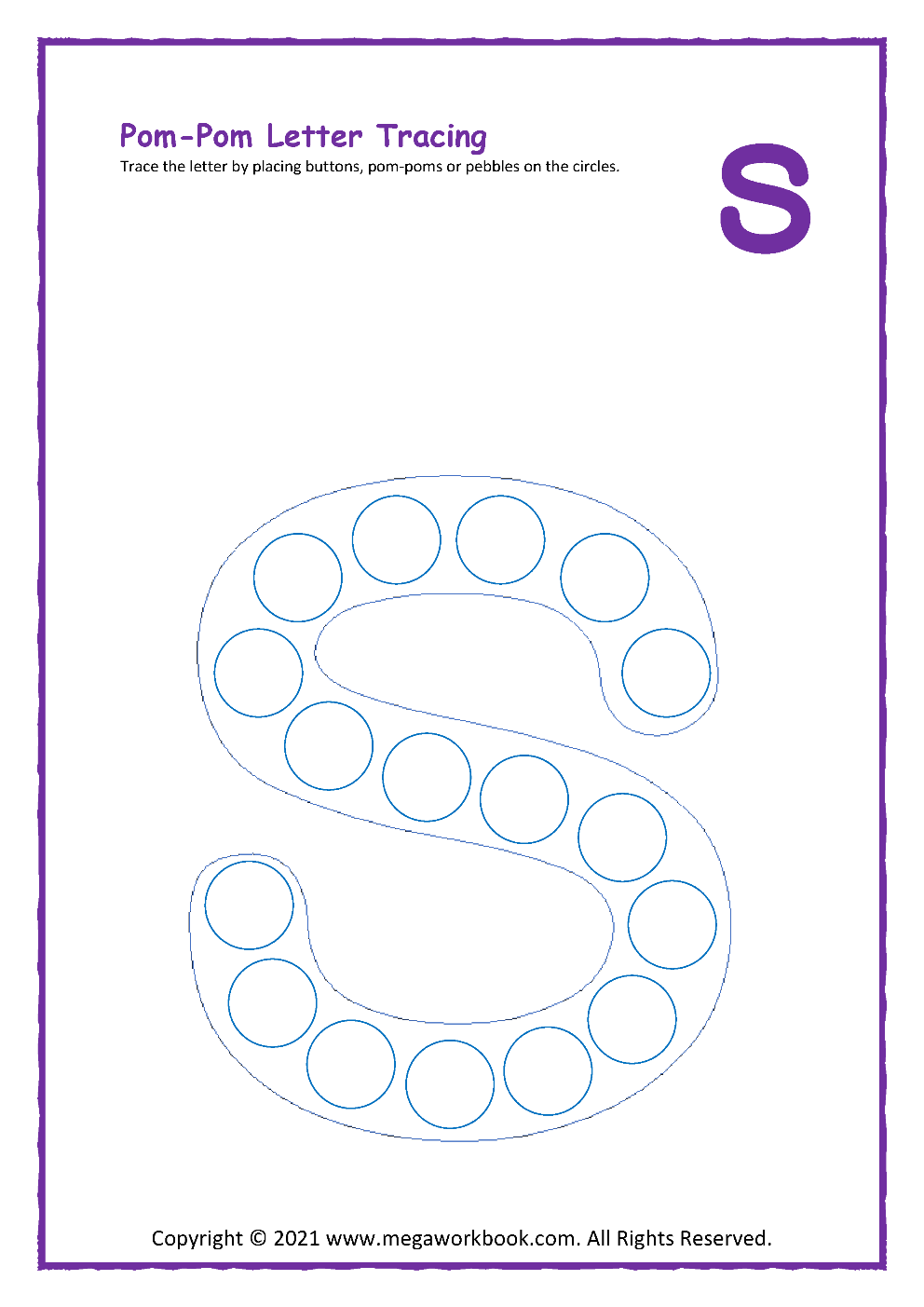 letter s worksheets for preschool