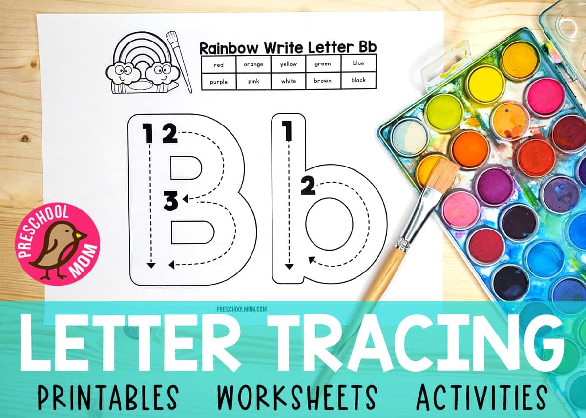 free printable letter tracing worksheets for preschoolers
