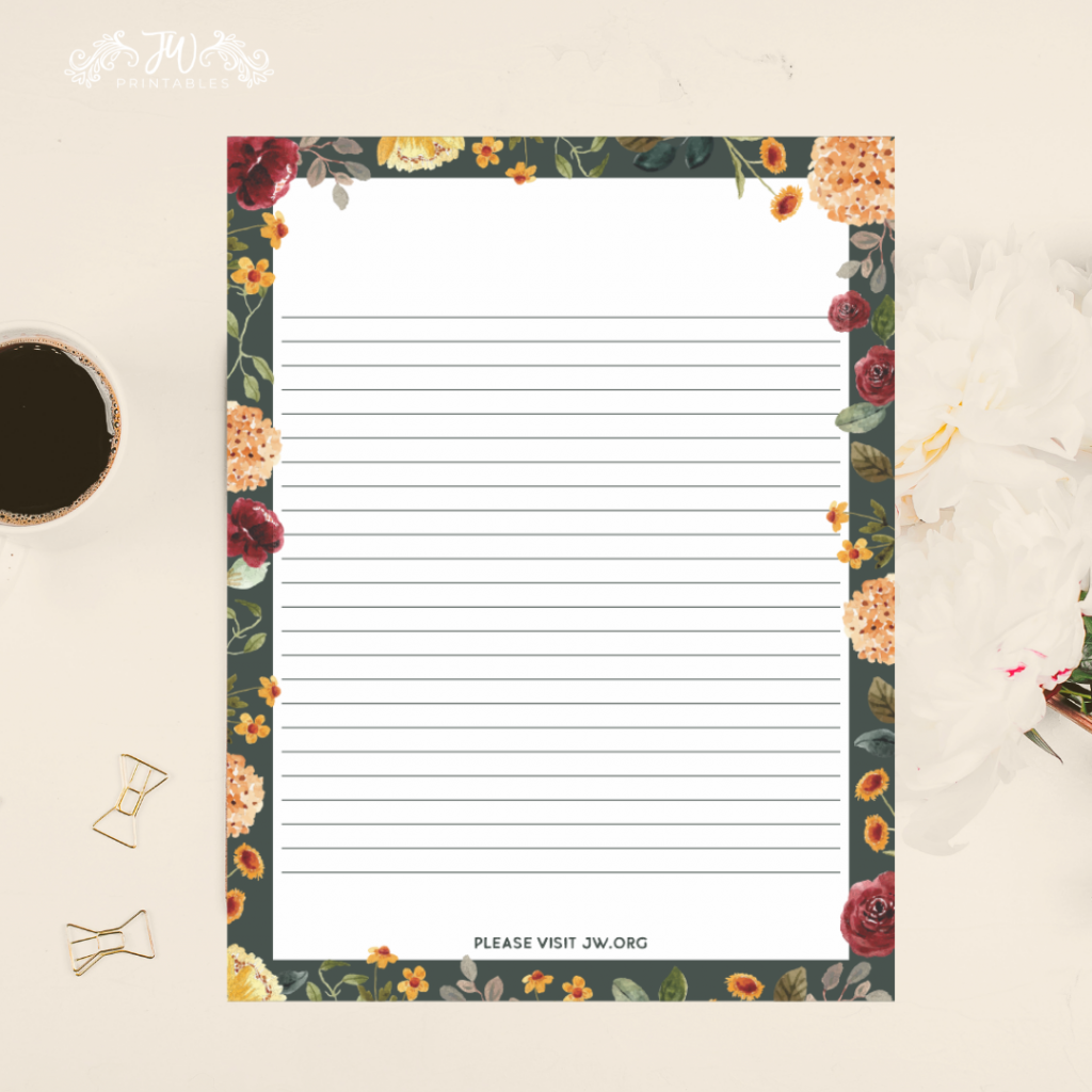 letter writing paper printable