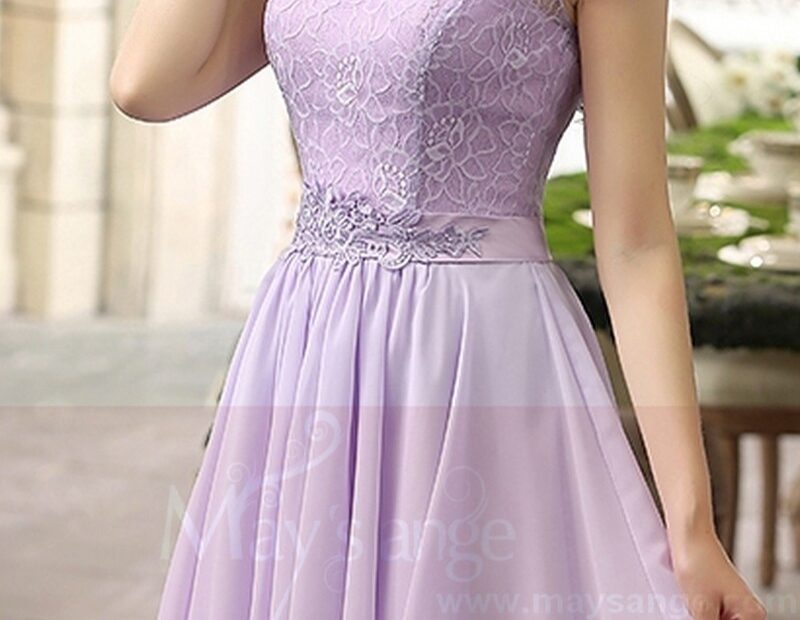 Light Purple Short Party Dress