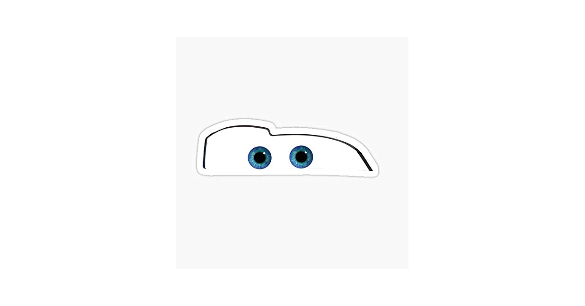 Lightning McQueen Eyes Sticker Sticker Graphic Auto Wall 