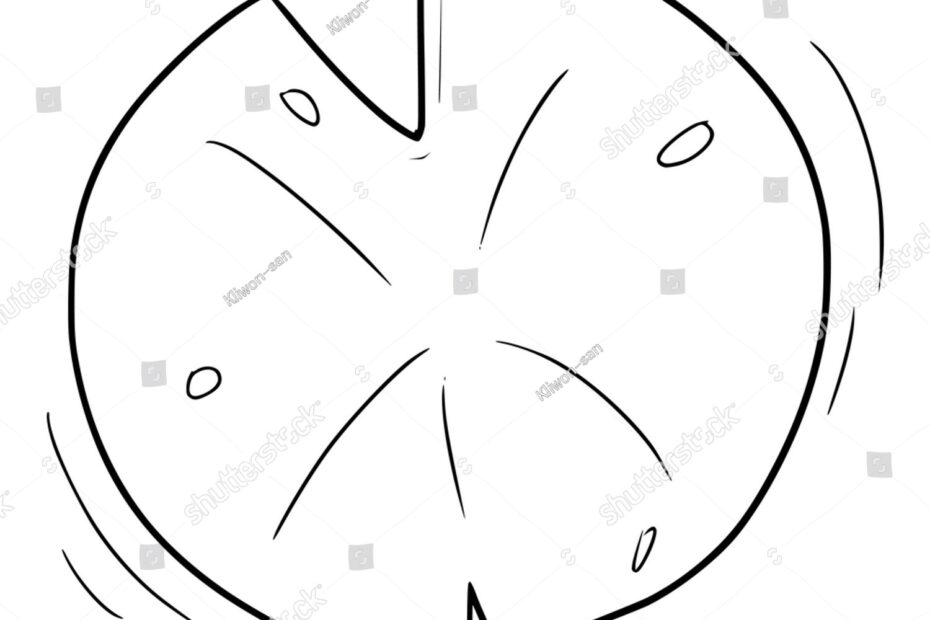 Lily Pad Illustration Outline Isolated Vector Stock Vector Royalty Free 2467382111 Shutterstock