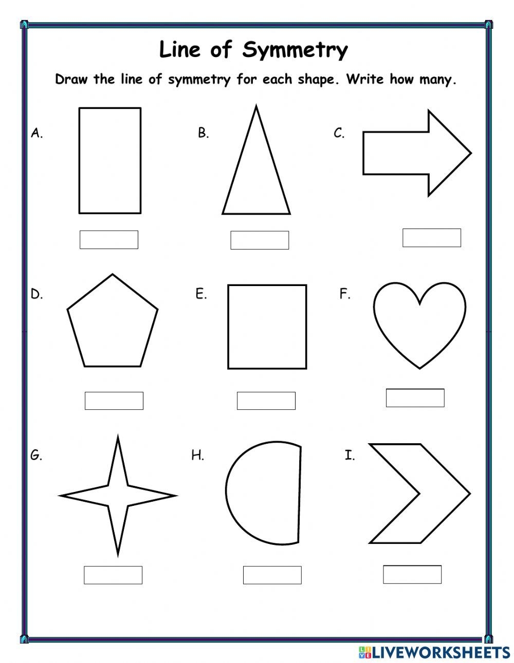 Line Of Symmetry Symmetry Worksheets Symmetry Math Symmetry Worksheets Library