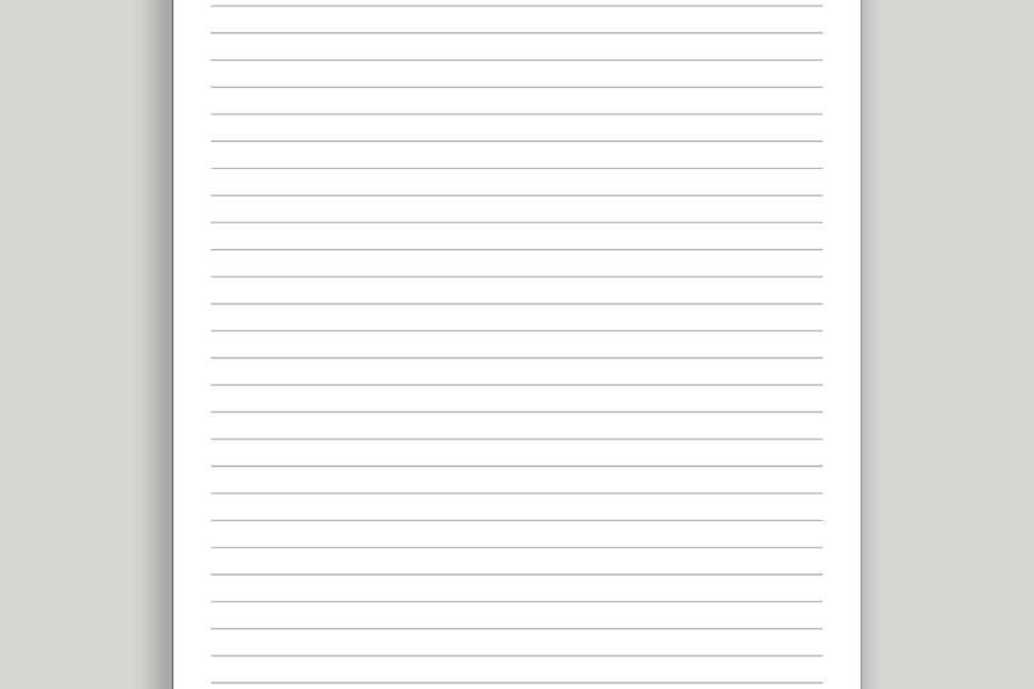 Lined Paper Free Printable PDF Download SortOutMy Life