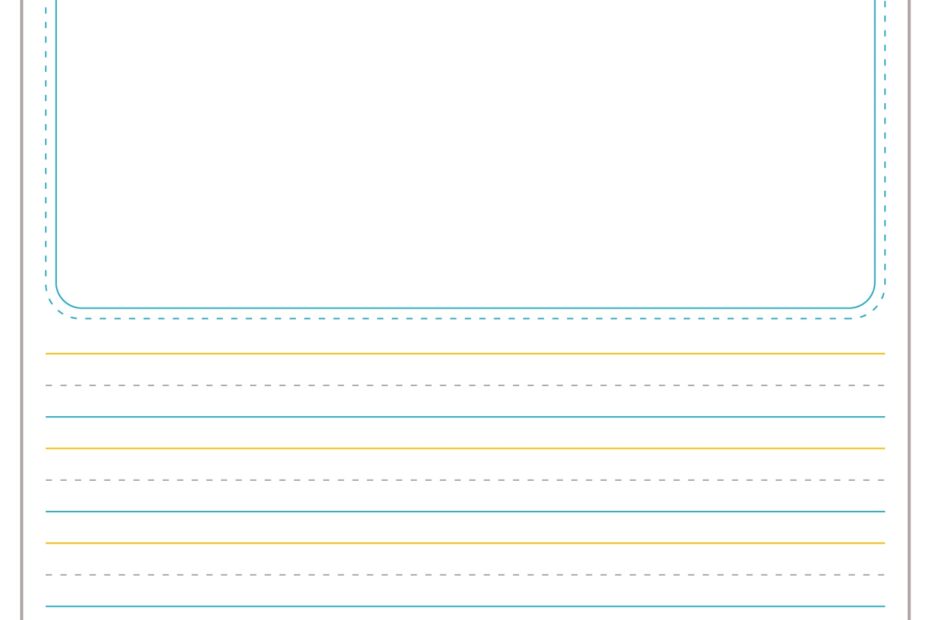 Lined Paper With Picture Box Free Google Docs Template Gdoc io