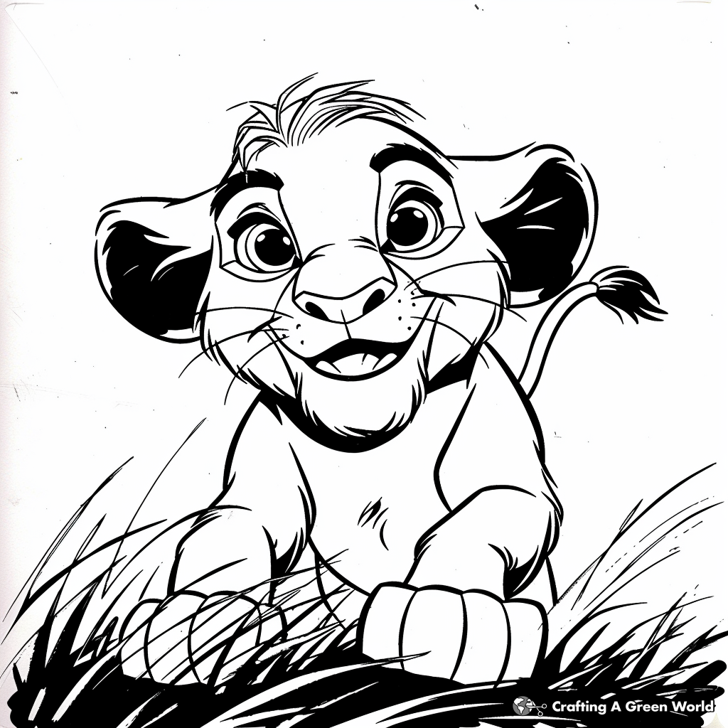 Lion King Coloring Pages Free U0026 Printable 