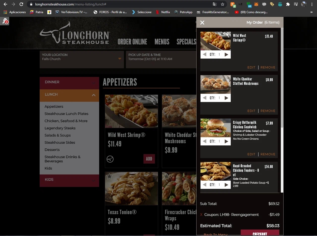 LongHorn Steakhouse Coupon Codes 15 Off Coupons Jul 2025
