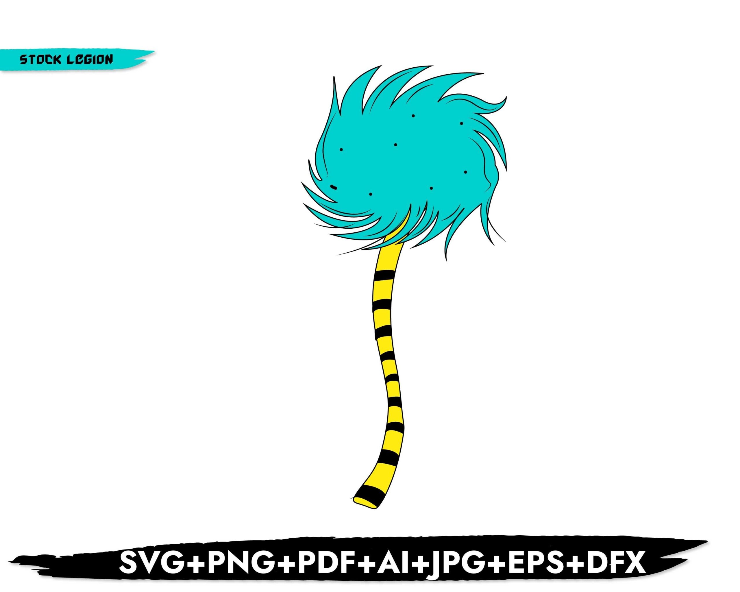 Lorax Tree SVG By Stockvectorsvg TheHungryJPEG
