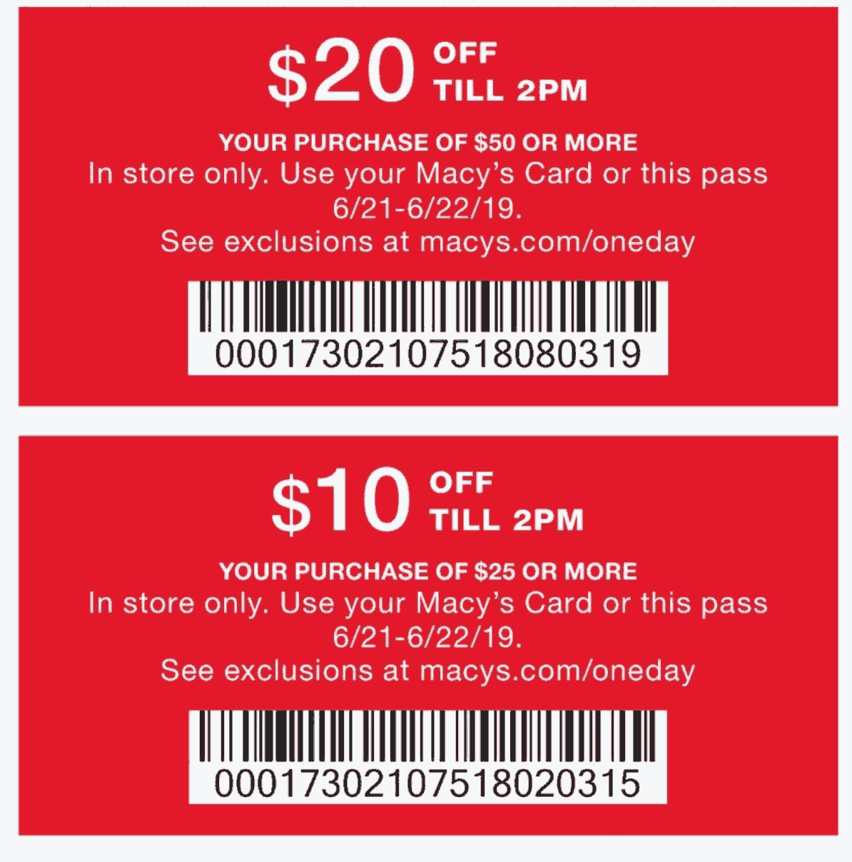 Macys Coupon Print