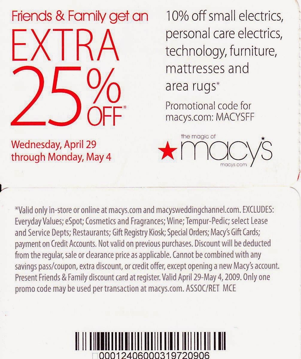 Macys On Sale Coupon Printable