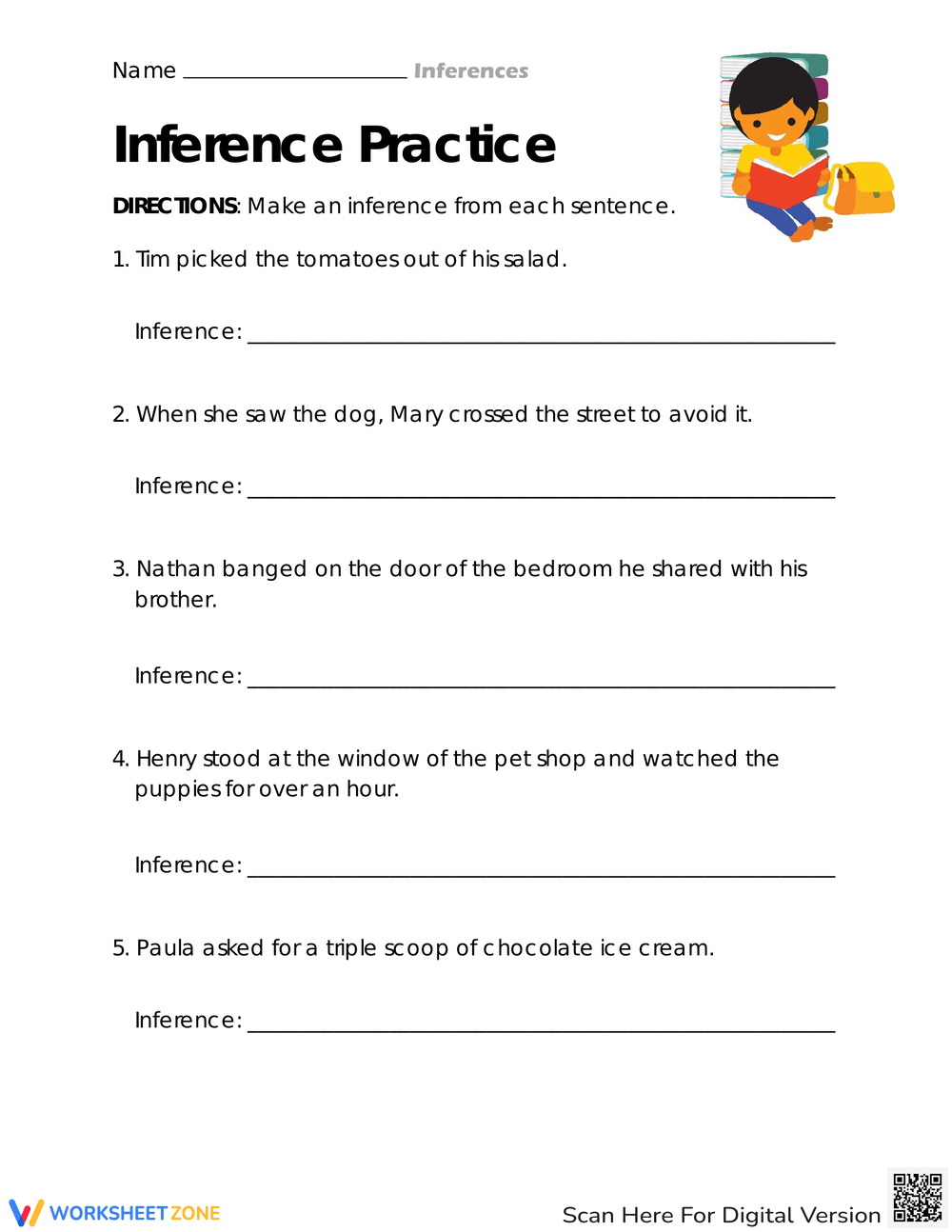Making Inferences In Nonfiction Worksheets 2025