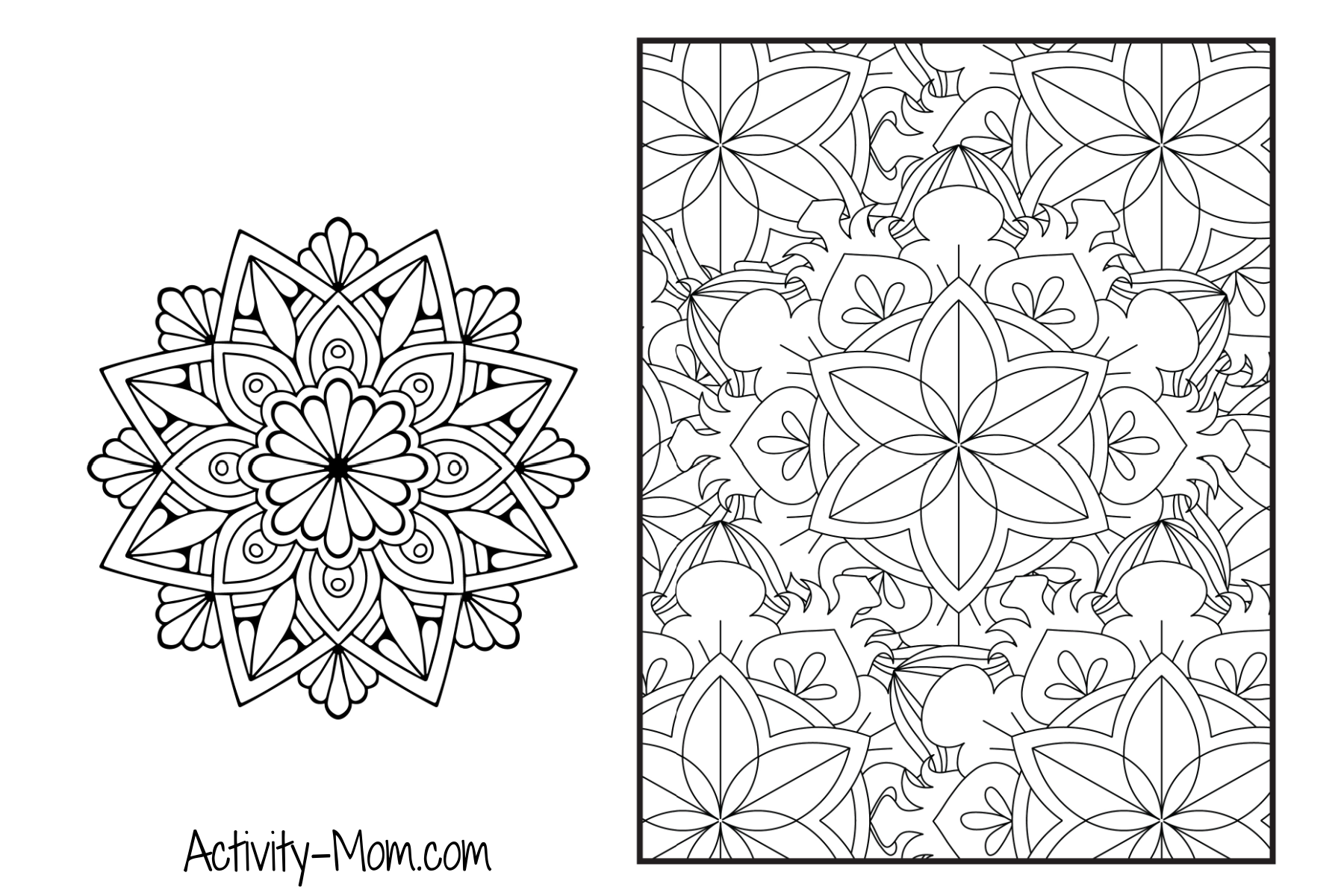 free printable coloring pages of mandalas