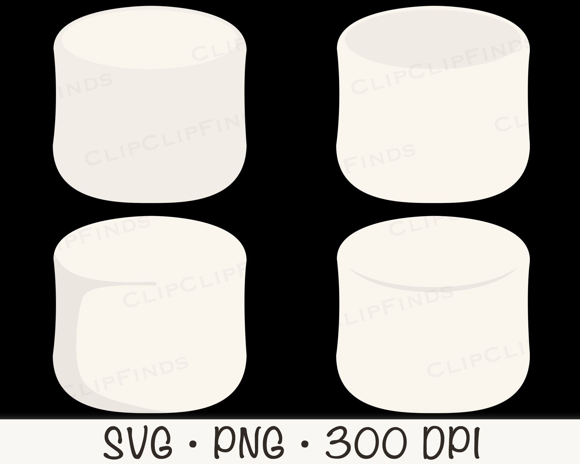 marshmallow template printable