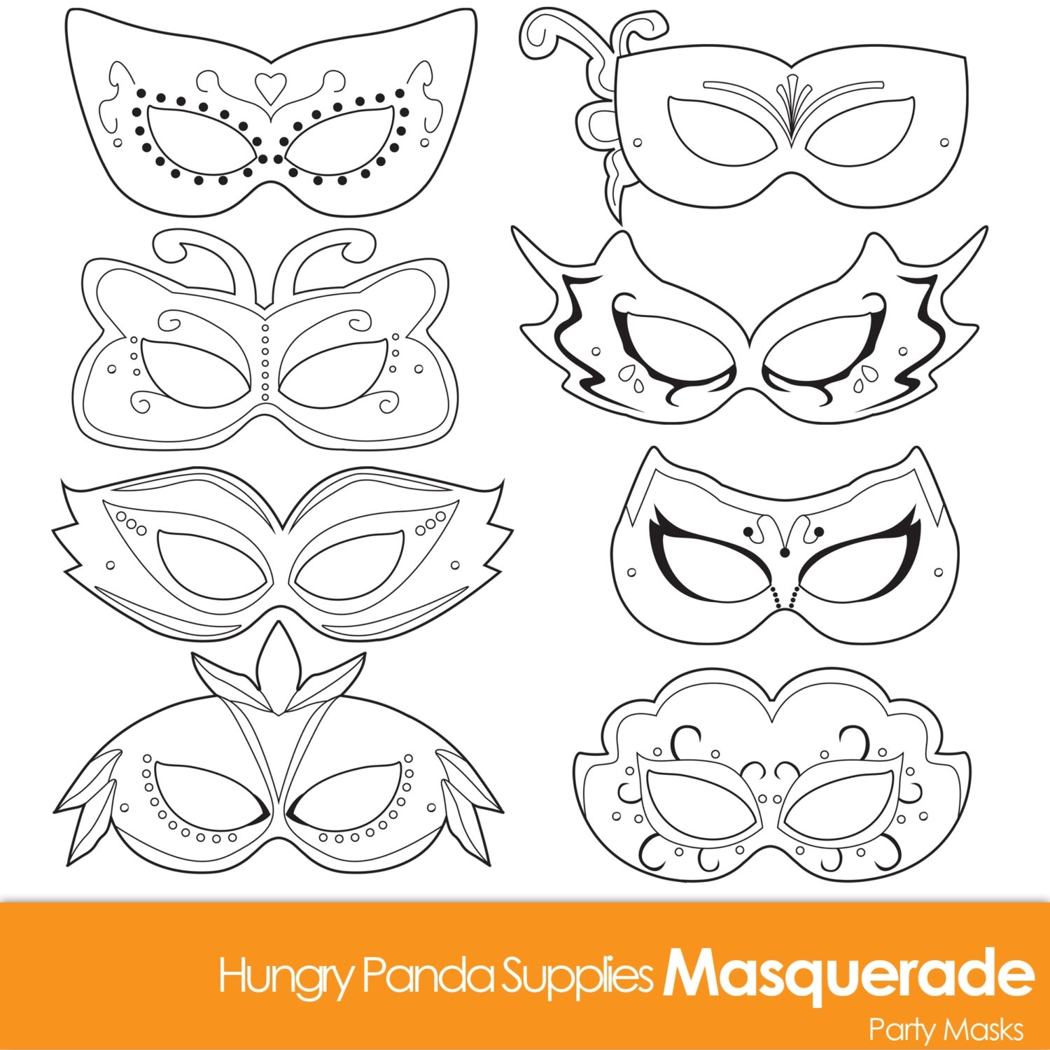 Masquerade Masks Masquerade Mask Printable Masquerade Mask Masquerade Costume