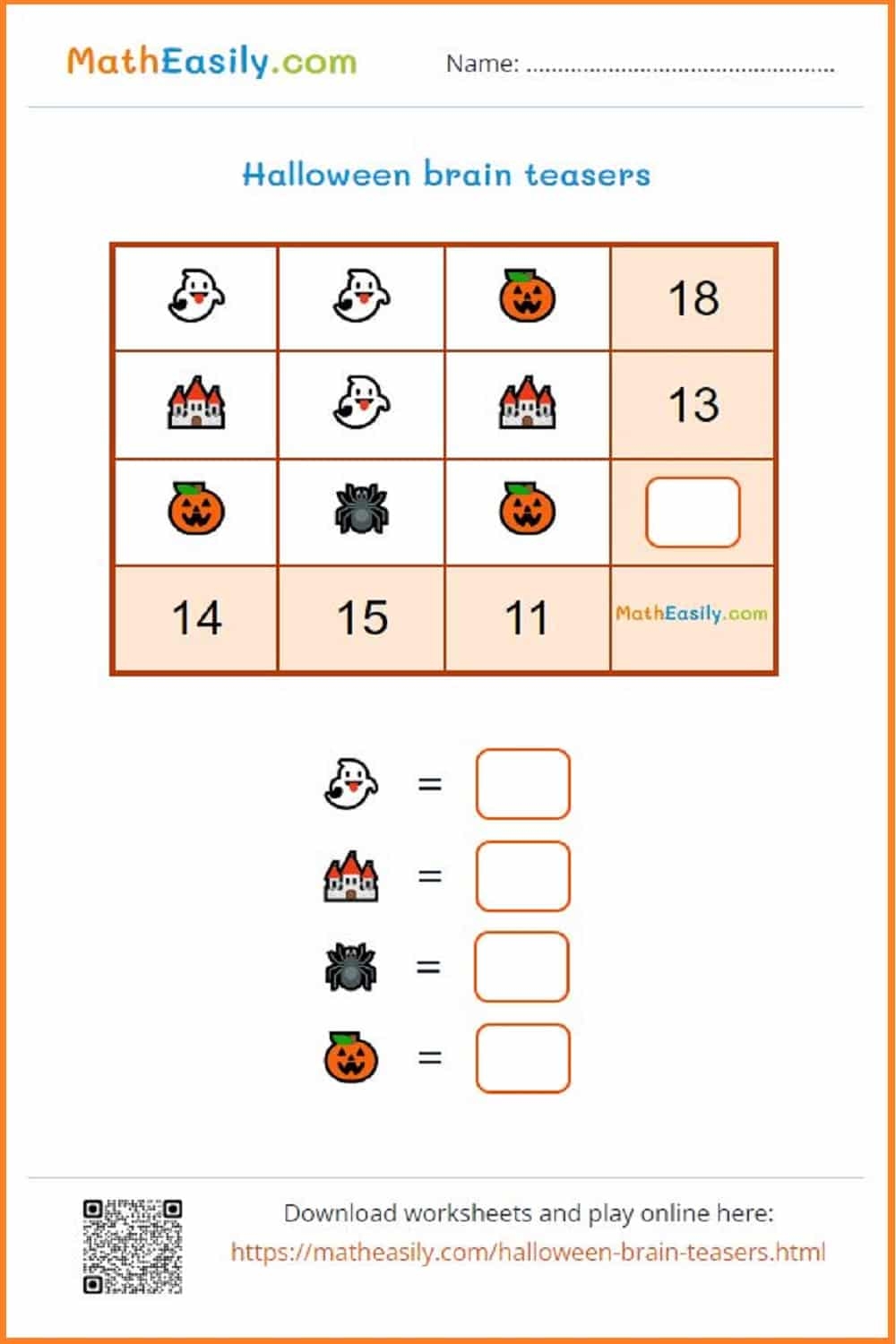 printable brain teasers with answers
