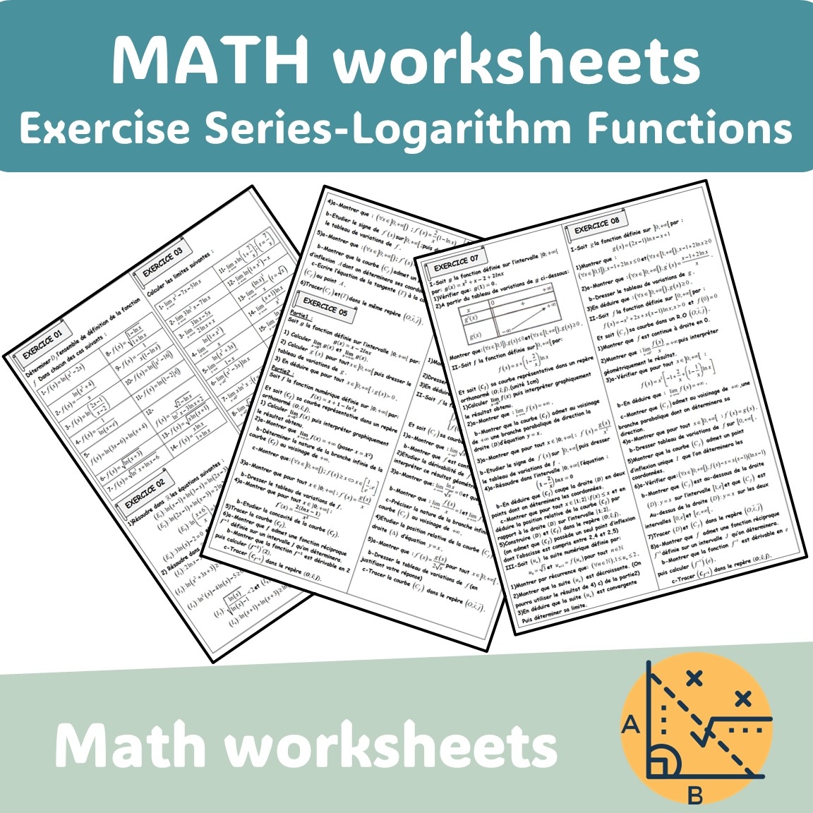 functions math worksheets