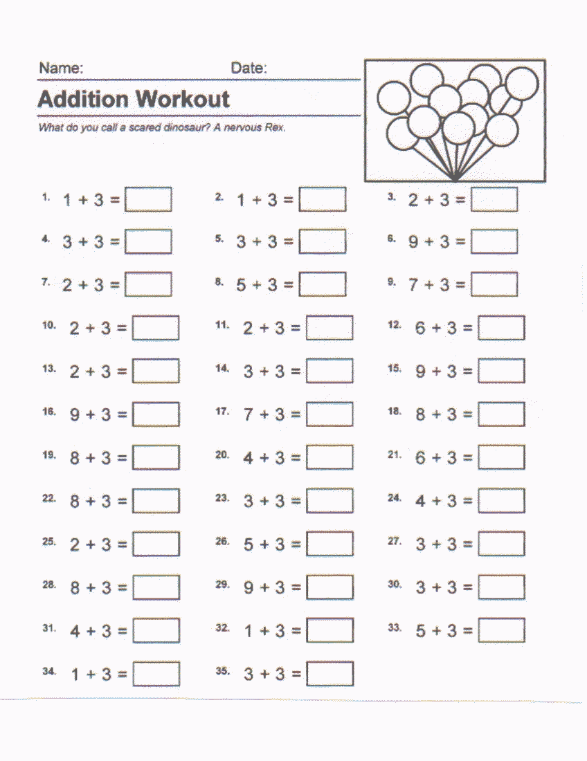 hard math worksheets