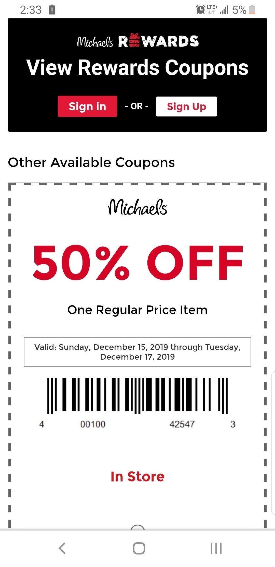 michaels coupons 40 off printable coupon