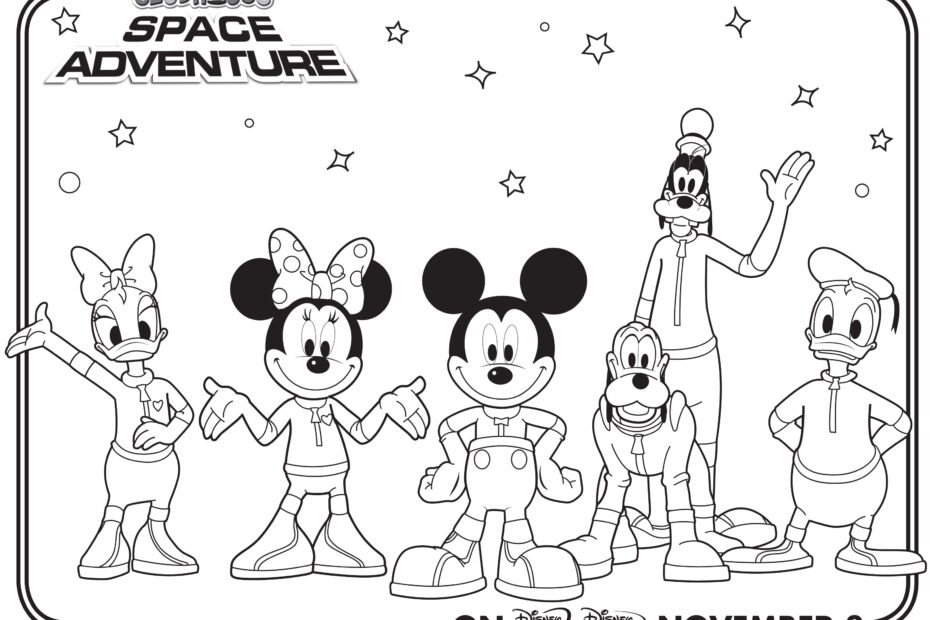 Mickey Mouse Clubhouse Coloring Pages Best Coloring Pages For Kids