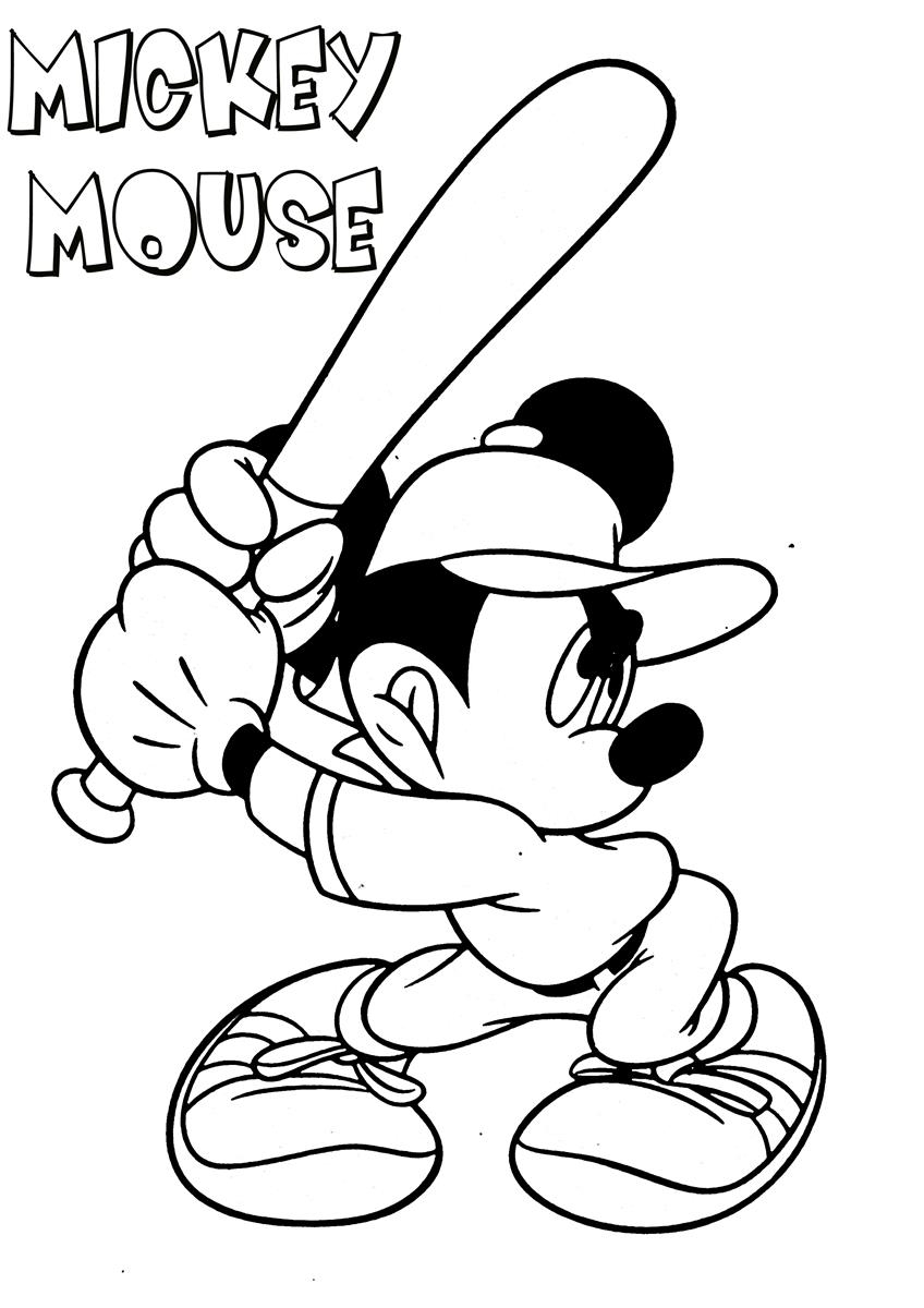 mickey mouse coloring sheets printable