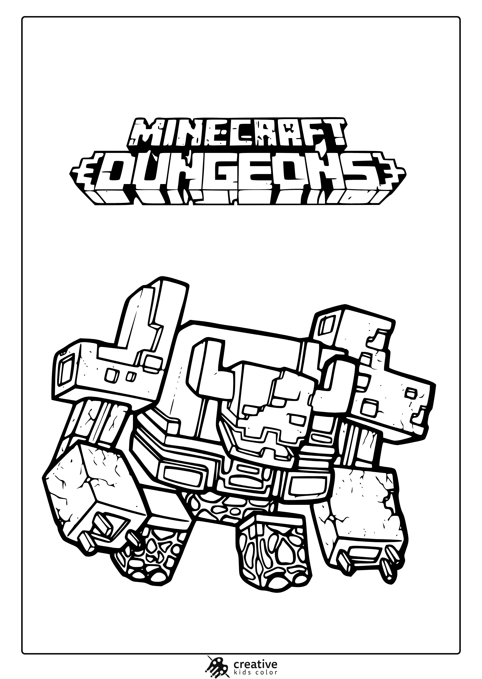 minecraft coloring pages free printable