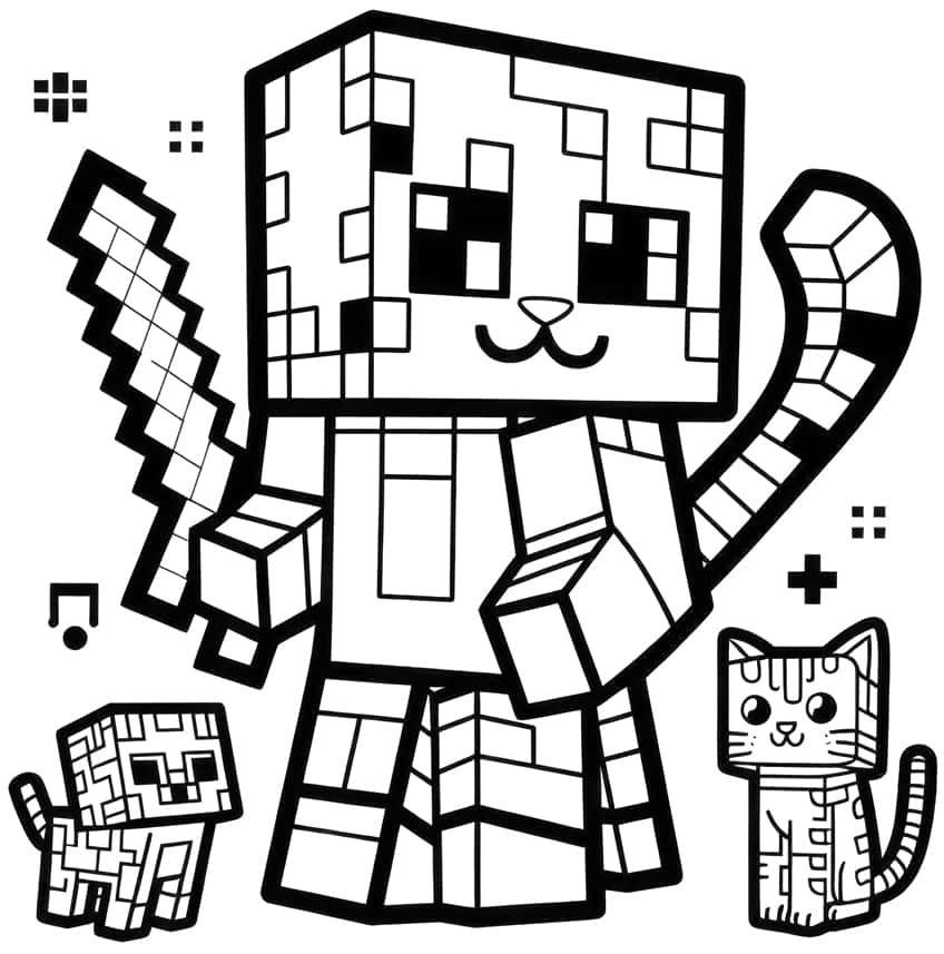 Minecraft Coloring Pages 51 Exciting Coloring Sheets