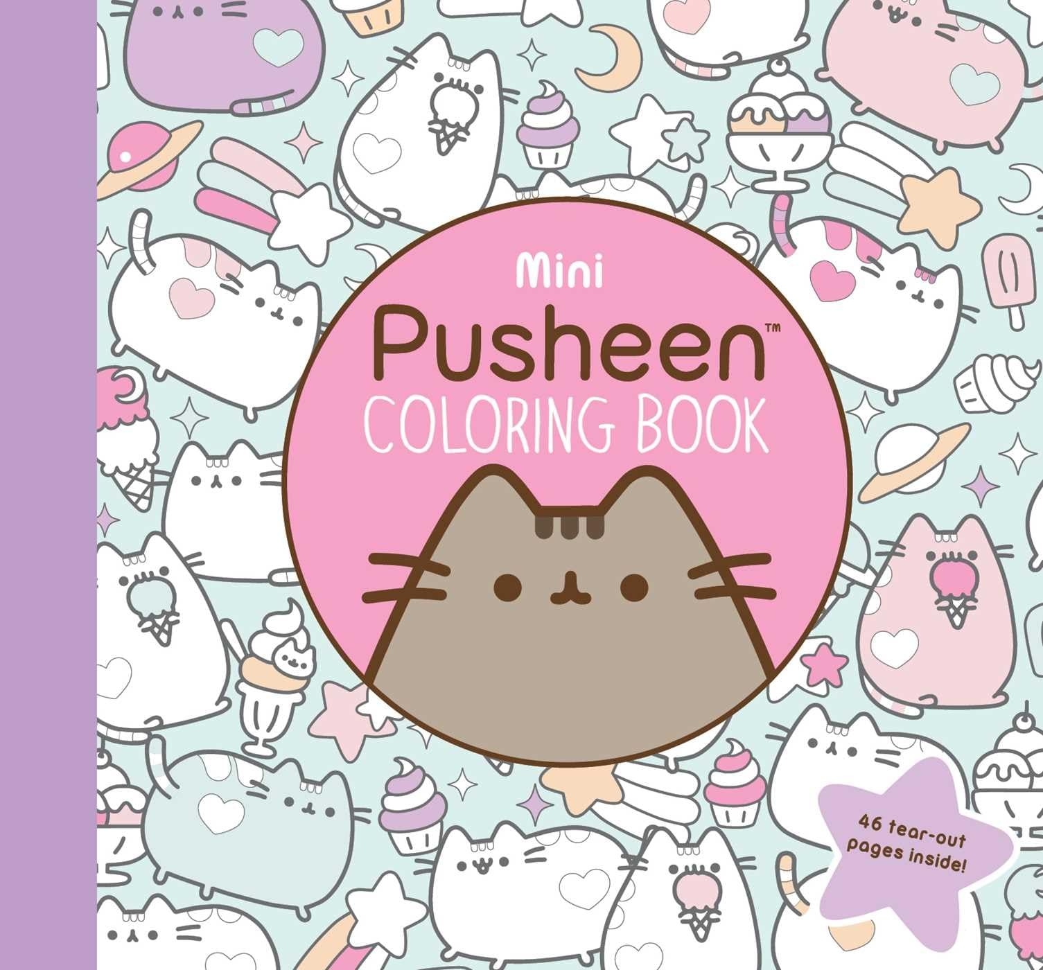 Mini Pusheen Coloring Book A Pusheen Book Amazon co uk Belton Claire 9781501180972 Books