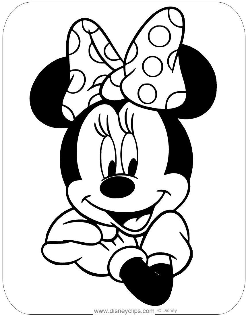 Misc Minnie Mouse Coloring Pages 3 Disneyclips