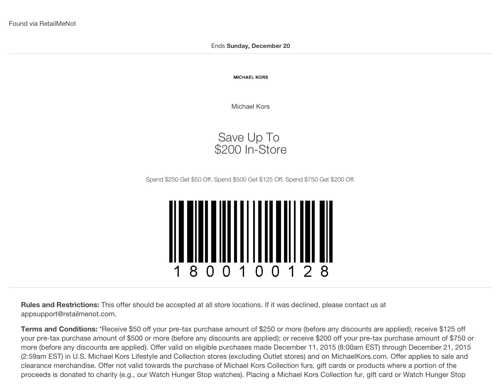 Mk Coupon