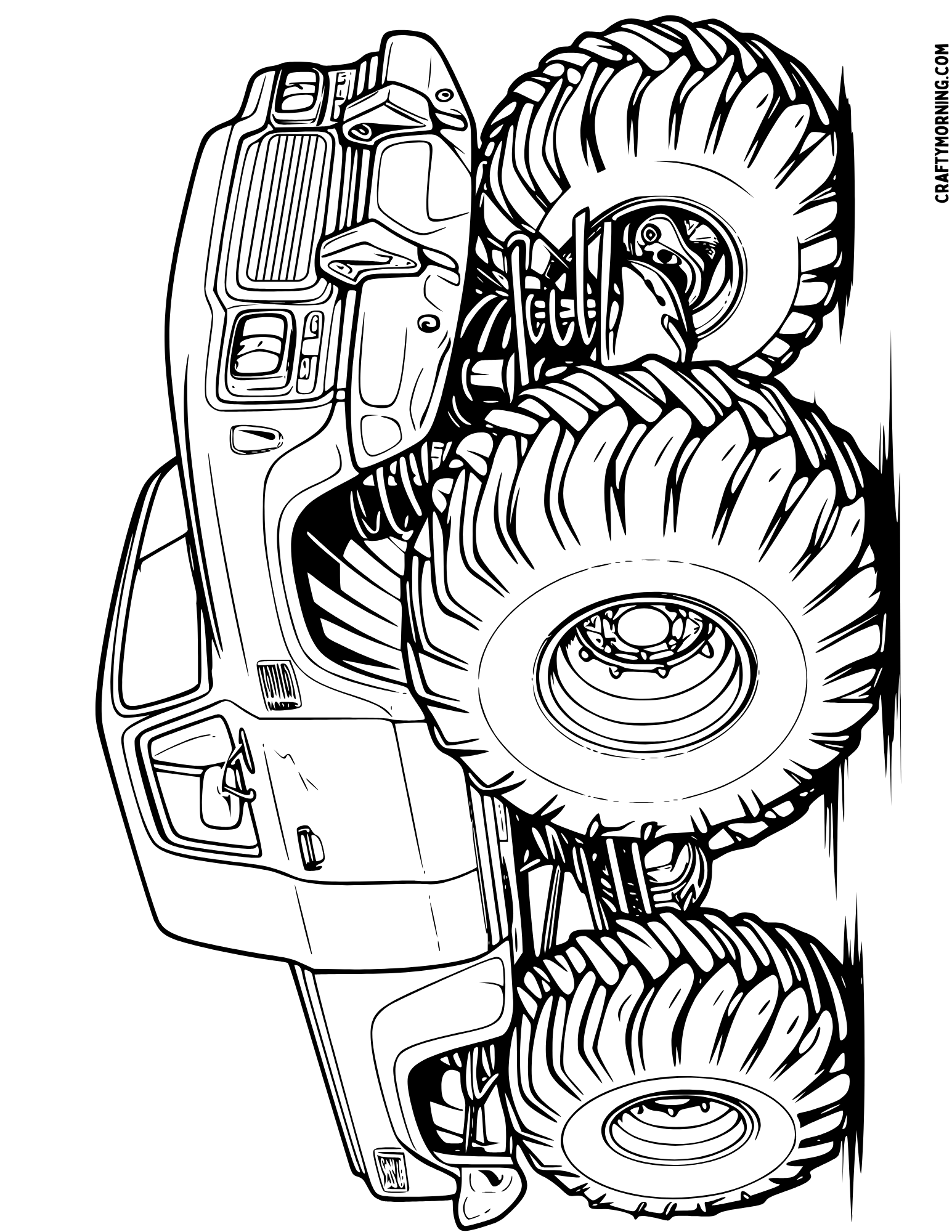 grave digger pictures to color